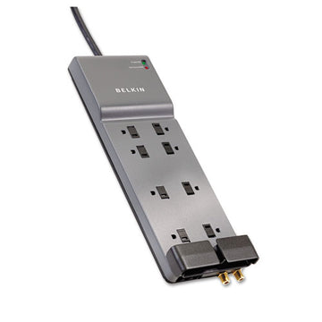 Belkin® Home-office Surge Protector, 8 Outlets, 6 Ft Cord, 3390 Joules, White freeshipping - TVN Wholesale